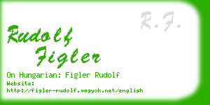 rudolf figler business card